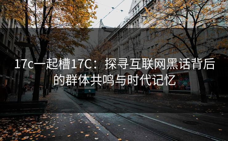 17c一起槽17C：探寻互联网黑话背后的群体共鸣与时代记忆